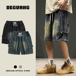 Quần Short Jean Nam Phong Cách HipHop Quần Bò Nam Cạp Chun Ống Rộng Mặc Thoải Mái [ SHORT-112 ]