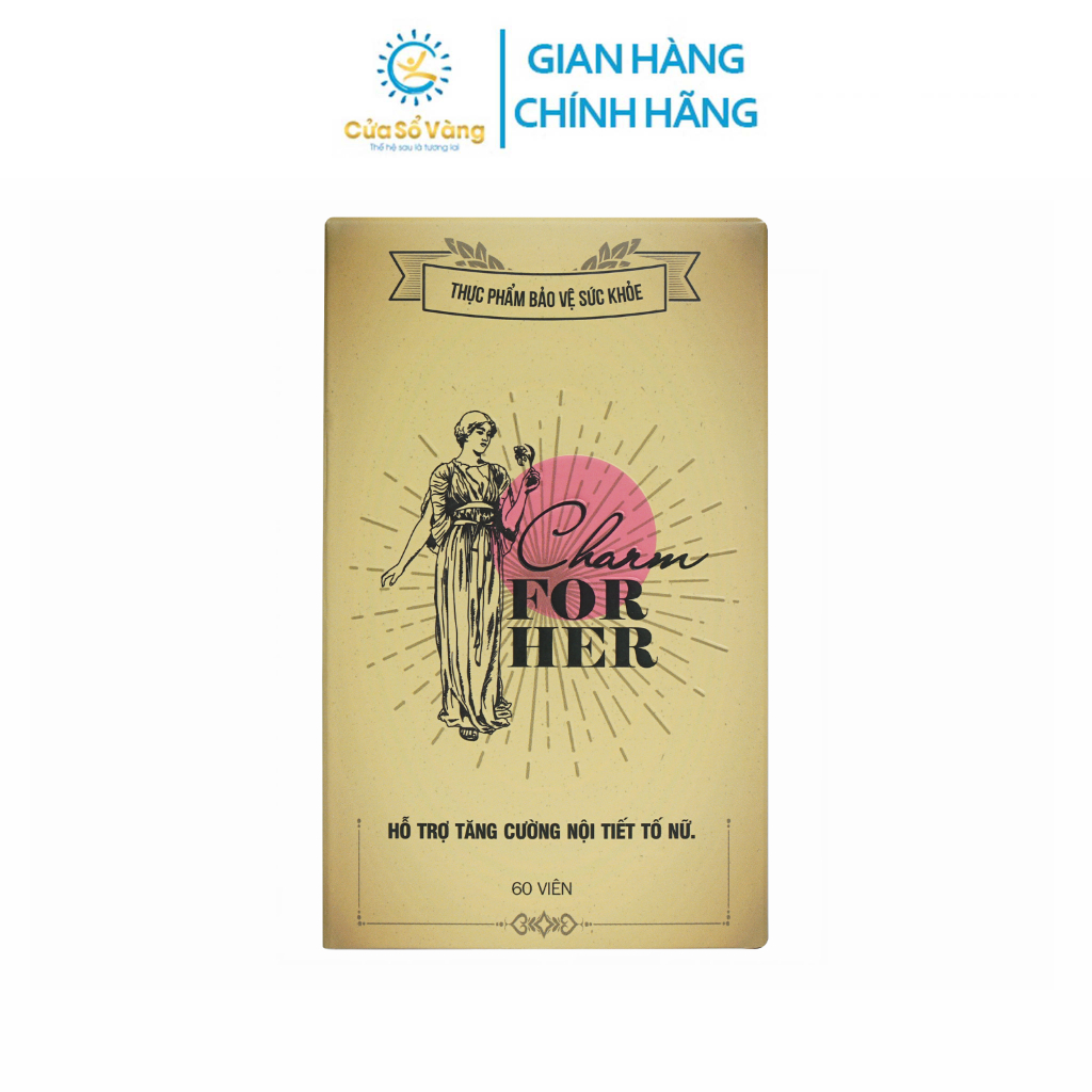 Charm For Her – Tăng Cường Nội Tiết Tố Nữ, Giảm Các Triệu Chứng Do Thiếu Hụt Nội Tiết Tố