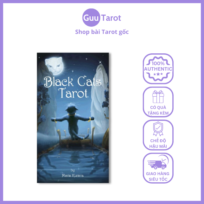 Bộ Bài Black Cats Tarot (Guu Tarot Shop)