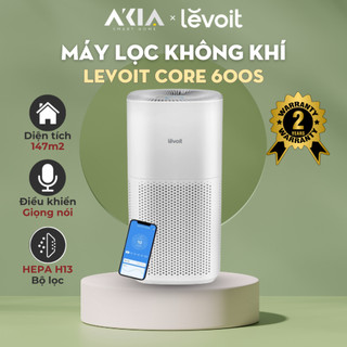 Máy lọc không khí Levoit Core 600S - Diện tích phòng lớn 147m2 - Hàng Chính Hãng