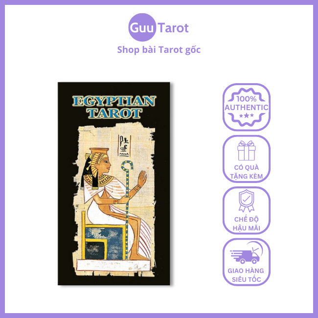 Bộ Bài Egyptian Tarot Deck (Guu Tarot Shop)