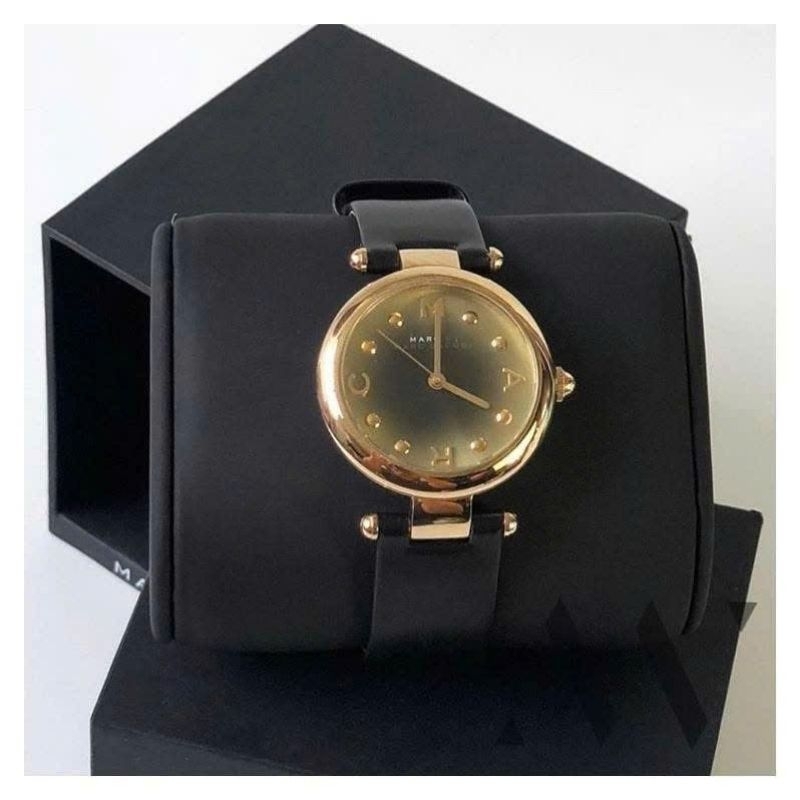 [ Chính Hãng 100%] Đồng Hồ Nữ Marc Jacob MJ1409 (1409) Máy Quartz (Pin) Kính Khoáng Mặt Tròn Siz 34 