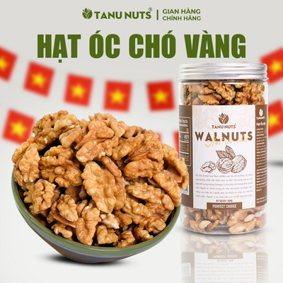 Hạt óc chó vàng tách vỏ TANU NUTS cho bà bầu ăn liền, hạt ngũ cốc dinh dưỡng ăn kiêng, giảm cân