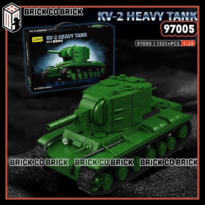 Mô hình Nhân vật Tank hạng Nặng KV2 Mô hình  Xe Tăng Thế Chiến Thiết Giáp KV2 97005