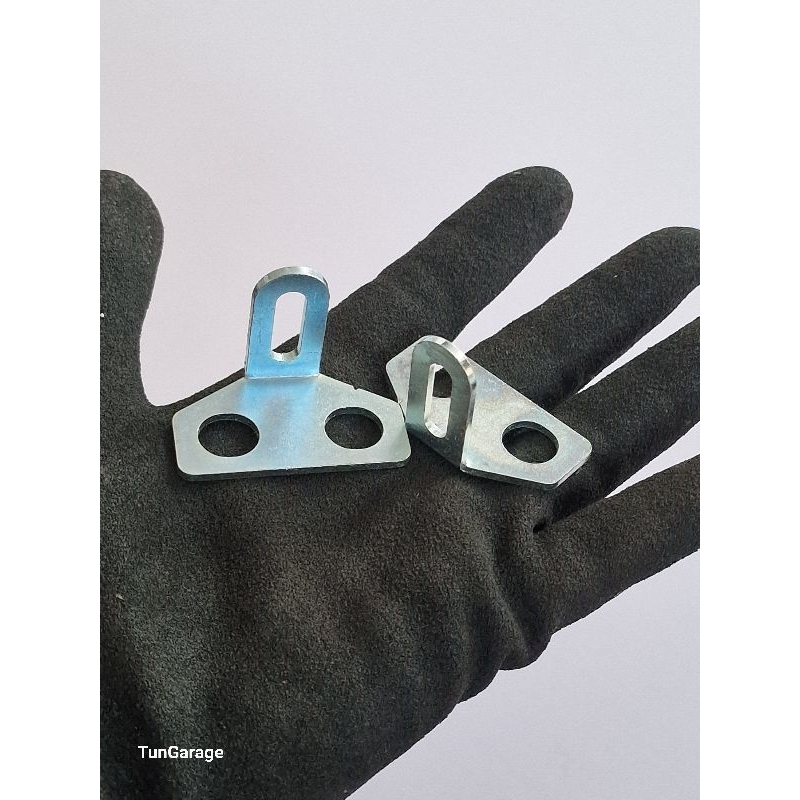 pát bắt đèn trợ sáng mini/l4x inox/thép