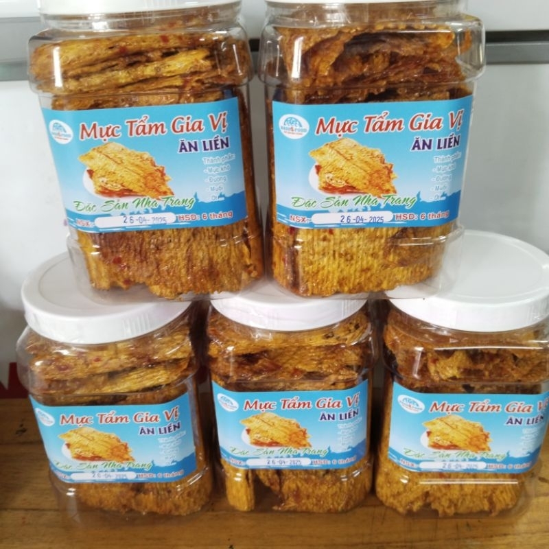 Mực cán tẩm gia vị( mực bờ)