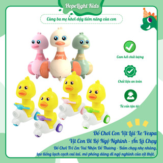 Đồ Chơi Con Vịt Lái Xe Vespa, Vịt Con Đi Bộ Ngộ Nghĩnh | Ấn Là Chạy | Đồ Chơi cho bé 1 - 3 tuổi