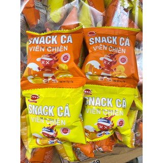Set 10 Gói Snack Cá Viên Chiên Minh Châu Food 12g