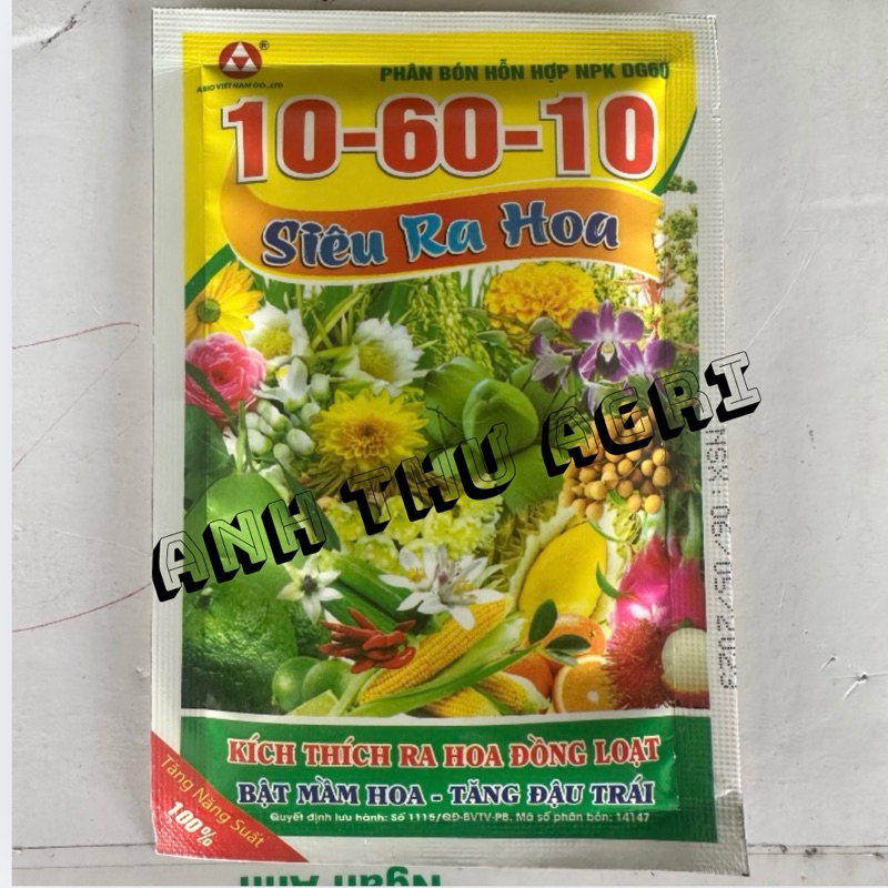 Siêu Ra Hoa 10-60-10 60g