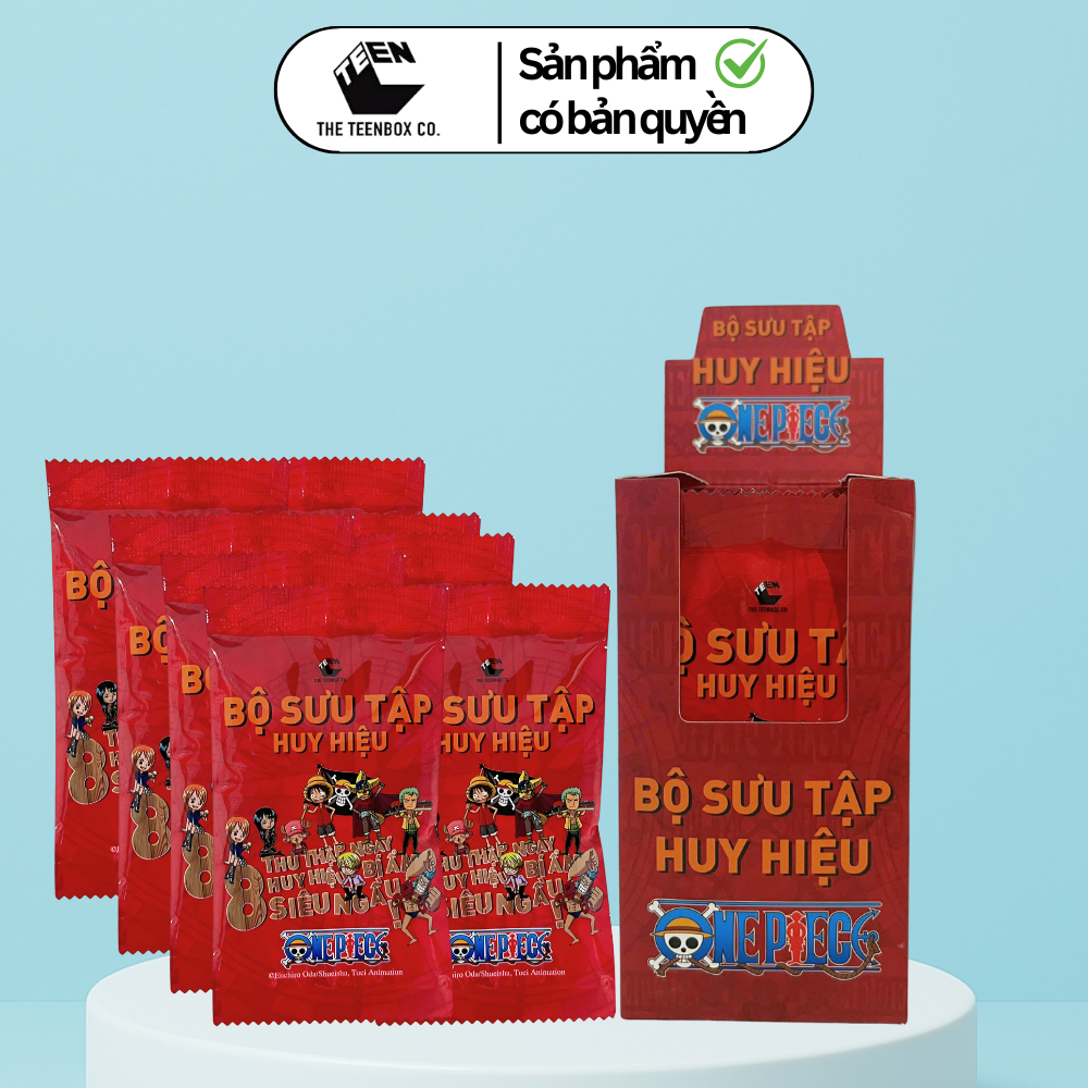Bộ Sưu Tập Huy Hiệu Túi Mù One Piece 08 (Đặt 8sp cho FULLSET) – Pack One Piece Ngẫu Nhiên, Chính Hãn