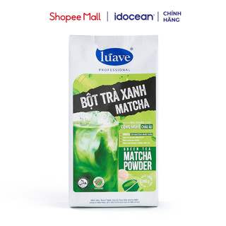 Bột Trà xanh Matcha Lúave 200g / túi - 100% Matcha Uji Nhật Bản, màu xanh tự nhiên, dễ hòa tan, pha Matcha Latte ngon