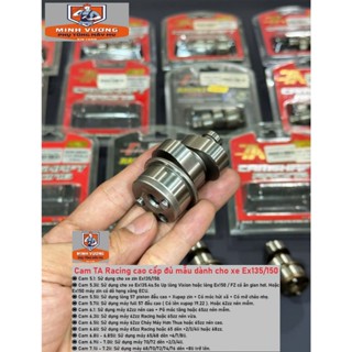 Cam TA Racing đủ size từ 5.1li đến 7.2li dành cho xe Ex135/150