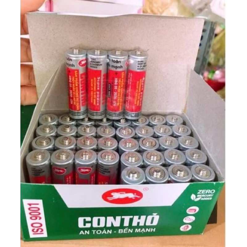 pin con thỏ 4viên:AA-tiểu AAA(2 VỈ-8VIÊN)