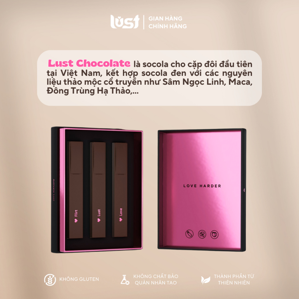 Socola Tình Yêu Lust Chocolate Tự Nhiên