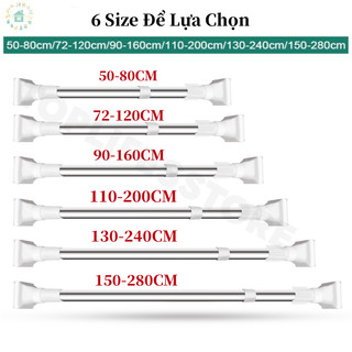  Thanh Treo Quần Áo Gắn Tường Thanh Treo Đa Năng Inox Không Cần Khoan Tường 