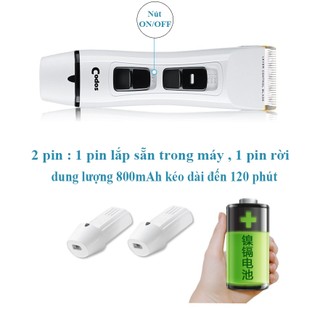 Tông đơ cắt tóc CODOS T6 – Lưỡi gốm chống trầy, cắt êm không rít tóc