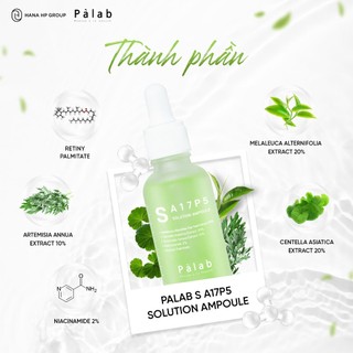 Tinh chất giảm dầu mụn Palab S 30ML