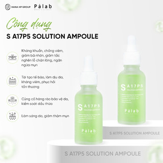 Tinh chất giảm dầu mụn Palab S 30ML