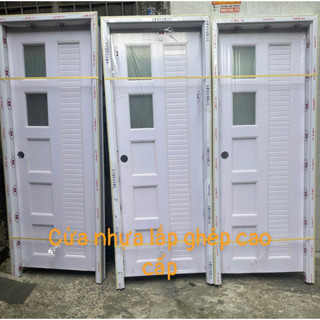 Cửa nhựa nhà vệ sinh Nguyên Khung bao (Cao Cấp)