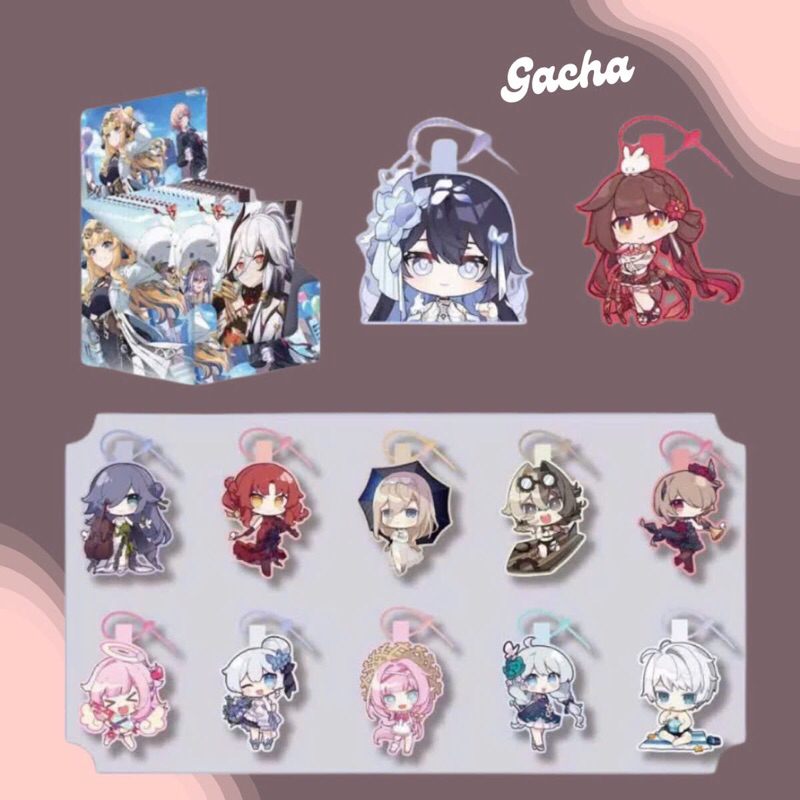 Móc Khoá Gacha Anime, Móc Khoá Vải Nỉ Anime