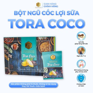  Bột ngũ cốc lợi sữa The Bitter Cacao Tora Coco Hộp 20 gói x 30g 