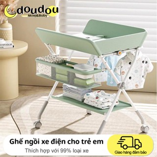 Bàn thay tã Bàn thay bỉm cho bé gấp gọn điều chỉnh chiều cao Có thể di chuyển 