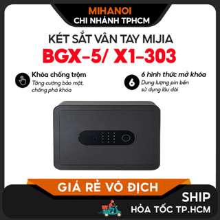Két sắt điện tử vân tay thông minh Mijia X1-303 - 6 phương thức mở khóa, Công nghệ bảo mật cao cấp, Phiên bản 2025