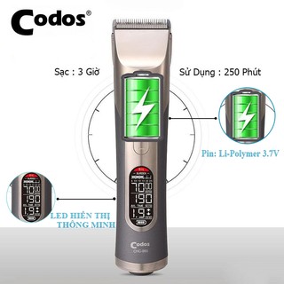 Codos CHC-980 – Tông đơ cắt tóc cao cấp, không lo kẹt tóc, an toàn tuyệt đối
