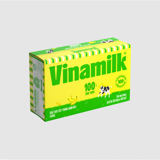  Thùng 48 hộp sữa tươi Vinamilk giảm béo vị chuối 180ml 