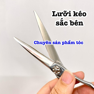 ✅W Kéo cắt tóc Nhật W 6.0 in (Đ) - Thép Nhật S440C, độ cứng 62HRC, lưỡi kéo sắc bén, thiết kế tay cầm thuận tiện