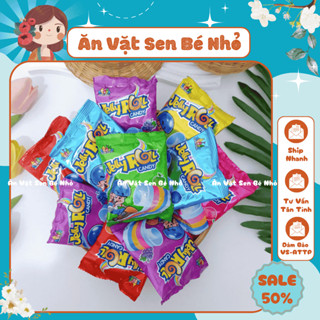   COMBO 5 GÓI  Kẹo dẻo cuộn Jelly Roll Thái Lan kẹo dẻo 6 vị trái cây  gói 11g  đồ ăn vặt tuổi thơ 