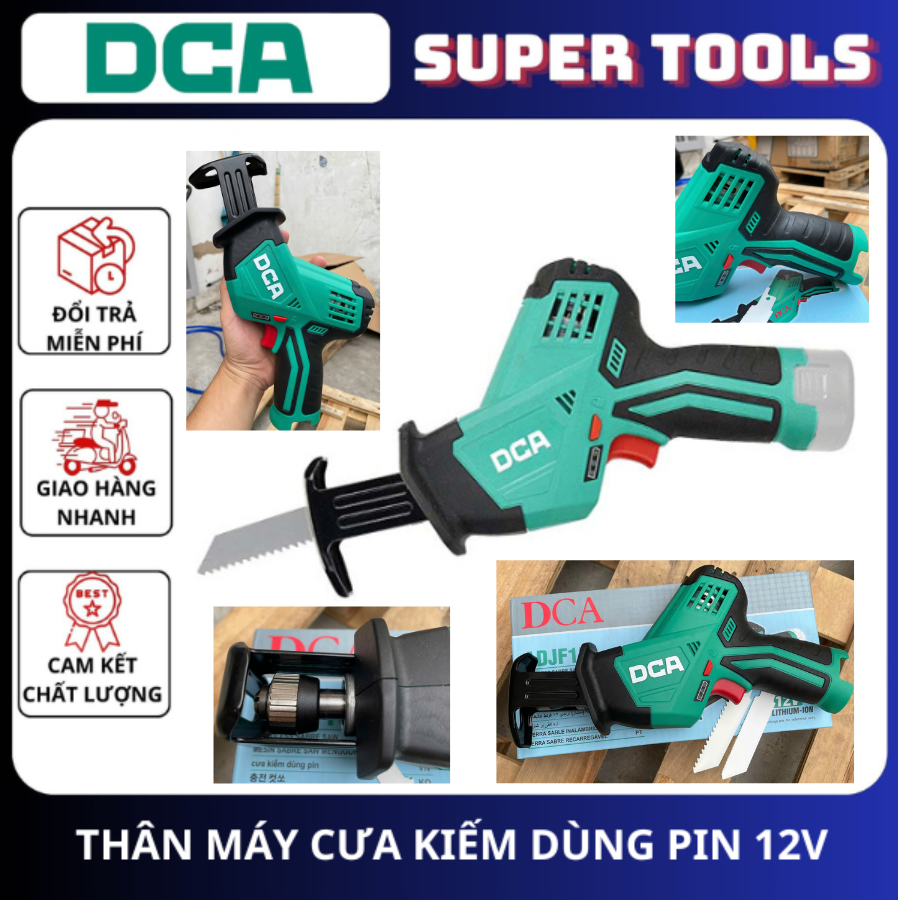 DCA MÁY CƯA KIẾM DÙNG PIN 12V ADJF15Z (KHO HÀNG CHÍNH HÃNG DCA )