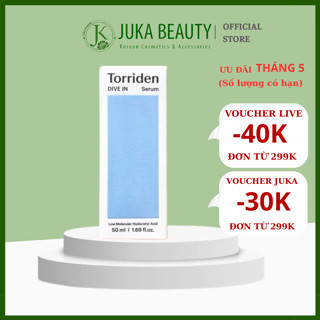 Tinh chất cấp ẩm phục hồi da Torriden DIVE IN Serum 50ml