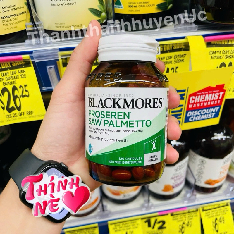 Blackmores Proseren Saw Palmetto 120 viên