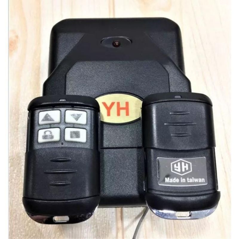 Hộp Điều khiển cửa cuốn YH mã gạt 344(Gạt YH, Mã cố định inox)