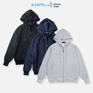 Áo Khoác Nỉ Da Cá Chống Nắng - KENTA AKN0116 - Nam Nữ Có Túi Trong, Không Xù Lông, Form Rộng