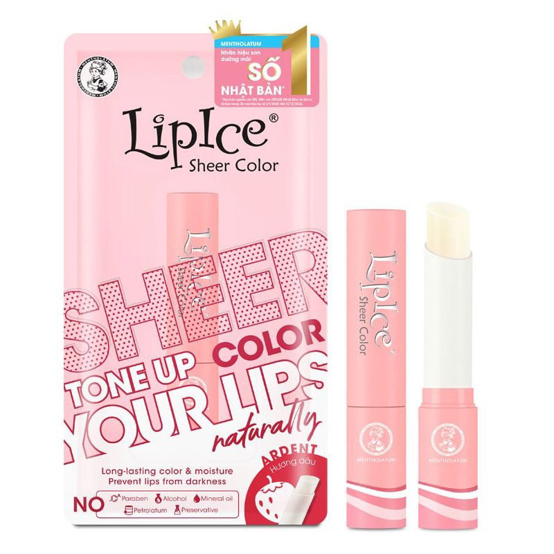 Son dưỡng LipIce Sheer Color hương dâu