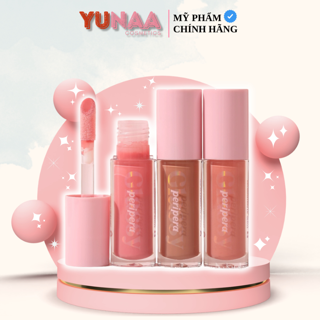 [Y321] Son Tint Bóng PERIPERA Ink Glasting Lip Gloss