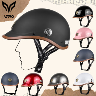 Mũ Bảo Hiểm Nửa Đầu VARO VF1 Có Lỗ Thông Gió Phong Cách Nhật Bản Freesize Vòng Đầu 54-59cm