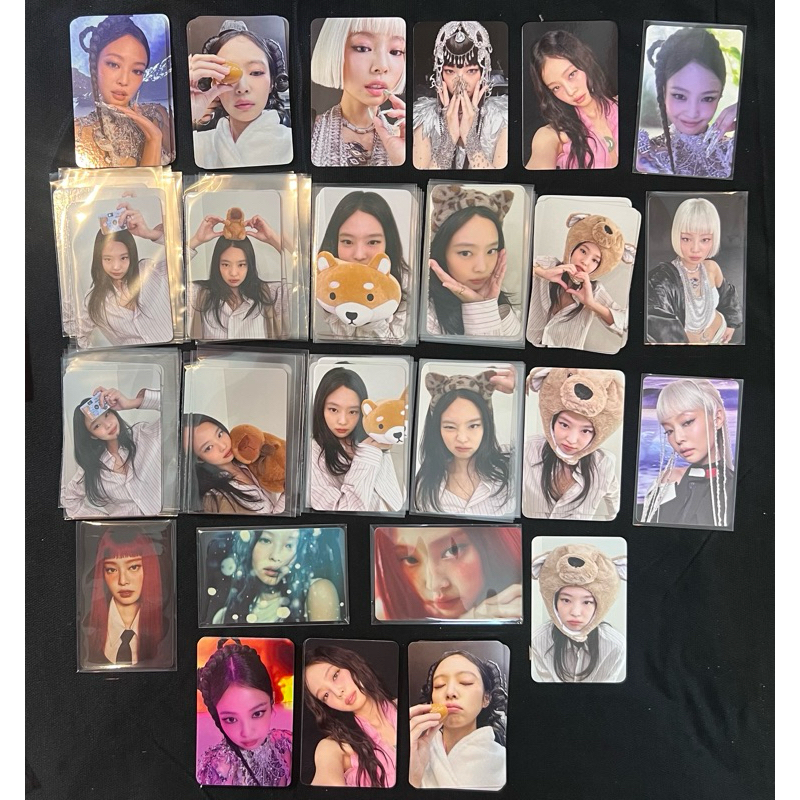 Photocard Card JENNIE BLACKPINK RUBY Apple Music Withmuu Everline Jump Up Chính Hãng Official