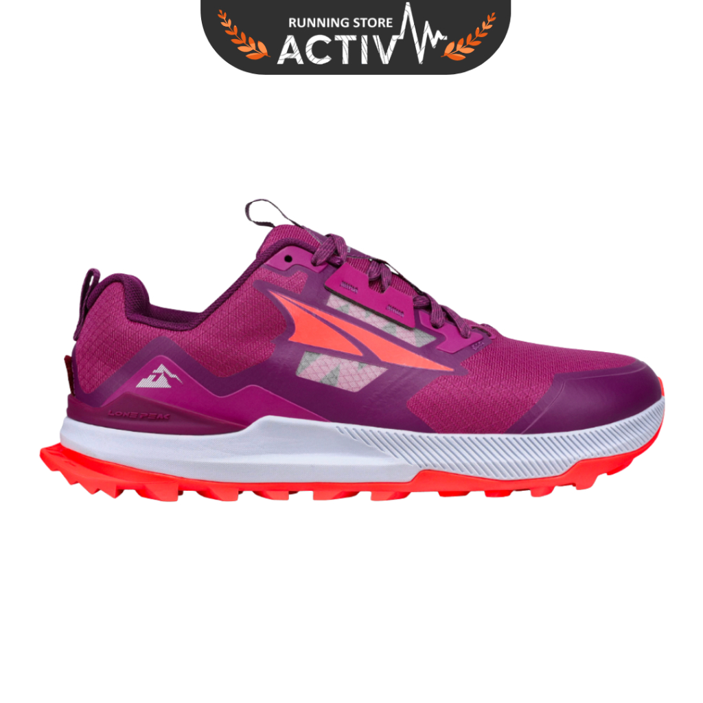 Giày Chạy Địa Hình Nữ Altra Lone Peak 7 - Purple/Orange - 37