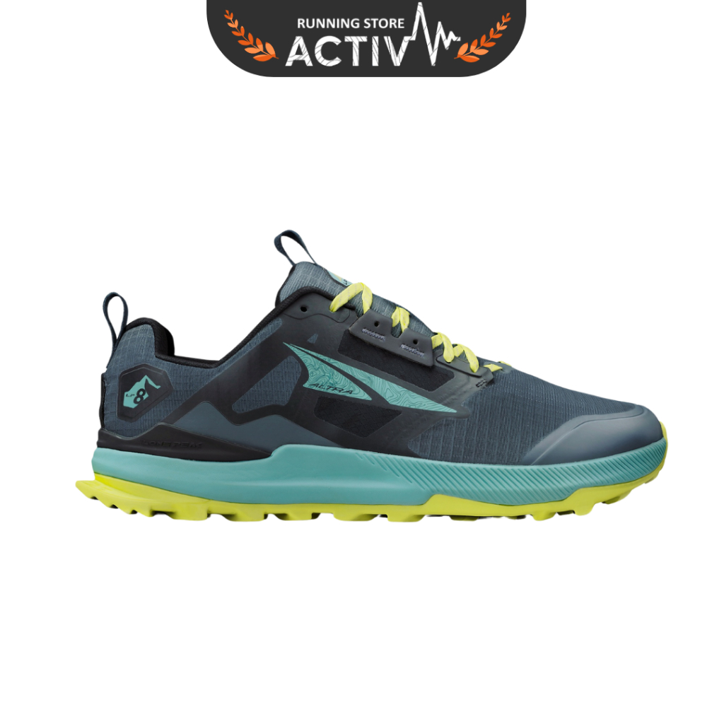 Giày Chạy Địa Hình Nam Altra Lone Peak 8 - Black/Green
