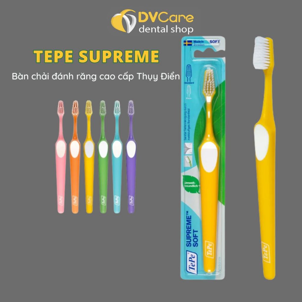 Bàn chải đánh răng mềm Tepe Supreme Soft [dvcareshop]