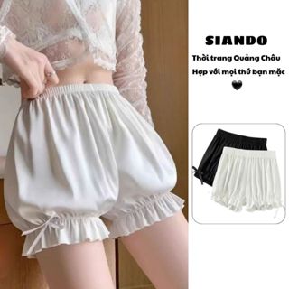 Quần mặc trong váy chống lộ quần lót bí ngô bảo hộ chất cotton lụa mờ hàng Quảng Châu SIANDO QL16