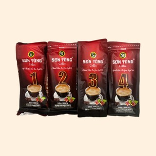  Cà Phê Sơn Tùng số 1-2-3-4 thơm ngon đậm vị bịch 500g 
