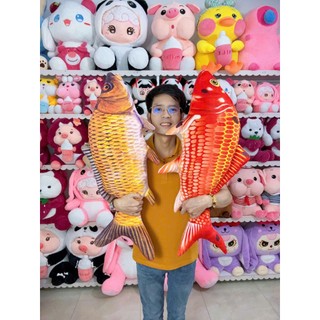 GẤU BÔNG CÁ CHÉP GỐI ÔM CÁ CHÉP SIZE LỚN