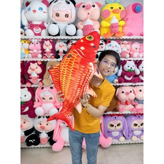 GẤU BÔNG CÁ CHÉP GỐI ÔM CÁ CHÉP SIZE LỚN