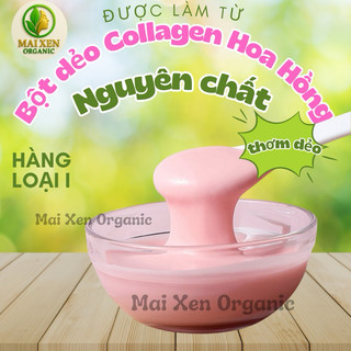 [100gr] Bột Mặt Nạ Dẻo Collagen Hoa Hồng Cao Cấp (Mask dẻo) - Dưỡng trắng, giảm mụn, giảm nám, tàn nhang, chống lão hoá