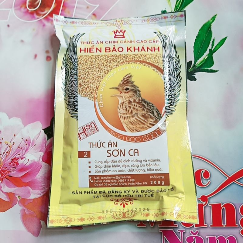 Cám chim sơn ca căng lửa Hiển Bảo Khánh số 2 _ 200g