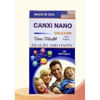Viên uống Canxi nano USA hộp 100 viên của Mỹ